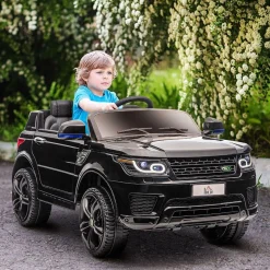 Homcom - Coche eléctrico SUV negro