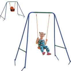 Homcom - Columpio infantil individual