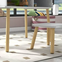 Homcom - Conjunto Mesa + silla con accesorios