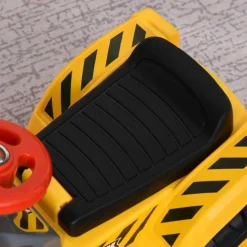 Homcom - Correpasillos 4 en 1 Excavadora Juguete HomCom