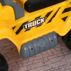 Homcom - Correpasillos 4 en 1 Excavadora Juguete HomCom