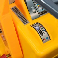 Homcom - Correpasillos Tractor Bulldozer Amarillo