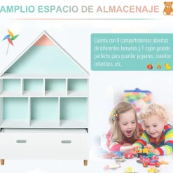 Homcom - Estantería de madera