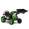 Homcom - Excavadora Tractor Vehículo de batería Verde