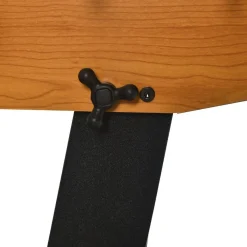 Homcom - Futbolín 22 jugadores y 2 marcadores Natural/Negro