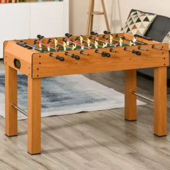 Homcom - Futbolín madera 122 x 61 cm