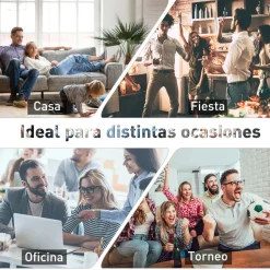 Homcom - Futbolín madera 122 x 61 cm