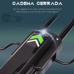 Homcom - Go Kart con pedales blanco-negro