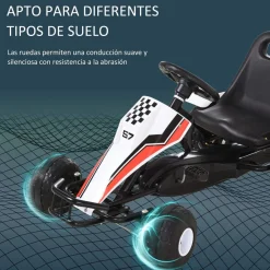 Homcom - Go Kart infantil pedales