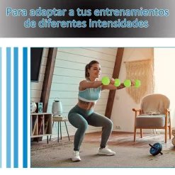 Homcom - Juego de 8 Mancuernas