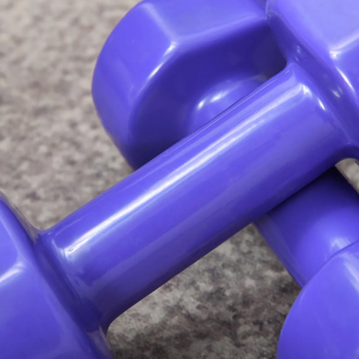 Homcom - Juego de 8 mancuernas hexagonales