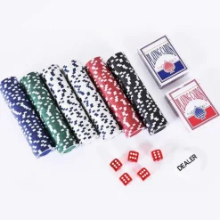 Homcom - Juego de Póker con 300 Fichas HomCom