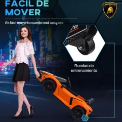 Homcom - Lamborghini Revuelto eléctrico Naranja con mando