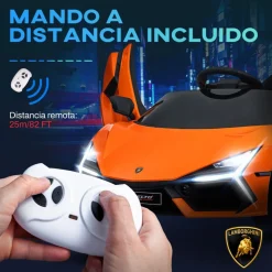 Homcom - Lamborghini Revuelto eléctrico Naranja con mando