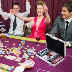 Homcom - Maletín de poker profesional