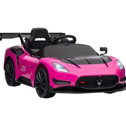 Homcom - Maserati GT2 eléctrico Rosa con mando