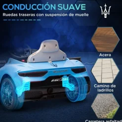 Homcom - Maserati MC20 eléctrico Azul con mando