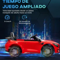 Homcom - Mercedes AMG GTR Batería con mando a distancia Rojo