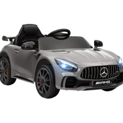 Homcom - Mercedes Benz AMG GTR eléctrico Plata con mando