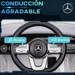 Homcom - Mercedes Benz AMG CLA 45 eléctrico Blanco con mando