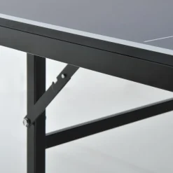Homcom - Mesa de ping pong plegable con red