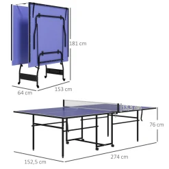 Homcom - Mesa de Ping-Pong