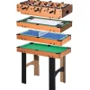 Homcom - Mesa multijuegos 4 en 1