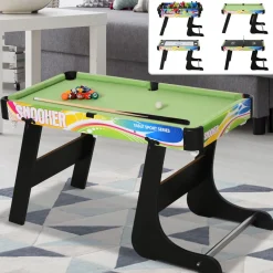 Homcom - Mesa multijuegos diseño 4 en 1