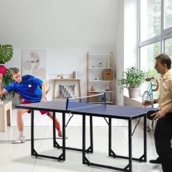Homcom - Mesa Ping Pong plegable con red