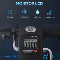 Homcom - Mini Bicicleta estática 2 en 1