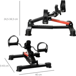 Homcom - Mini Bicicleta estática