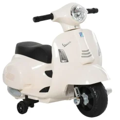 Homcom - Mini moto Eléctrica Vespa Blanco