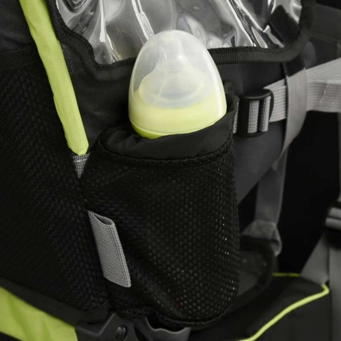 Homcom - Mochila Portabebés Plegable con Dosel