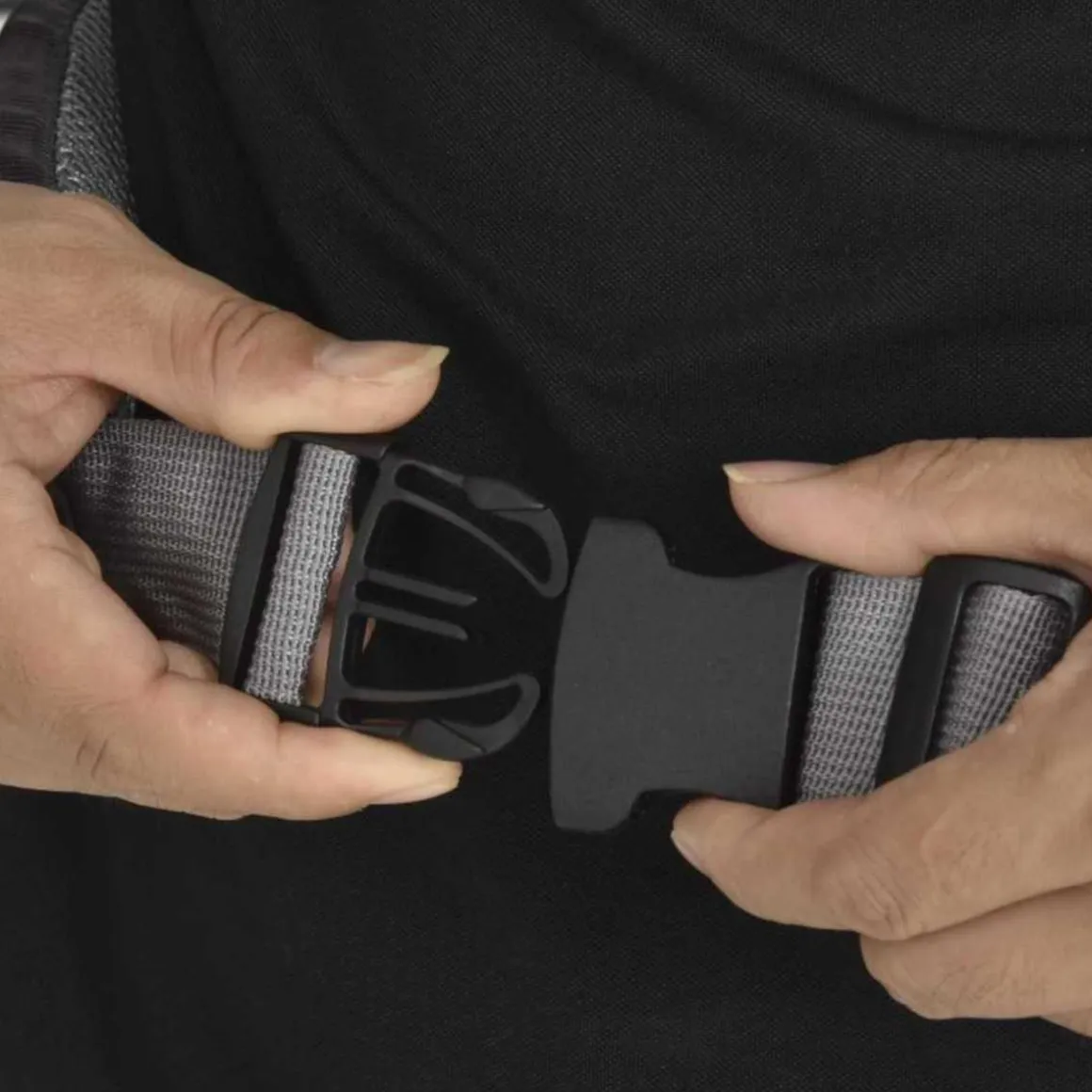 Homcom - Mochila Portabebés Plegable con Dosel