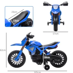 Homcom - Moto eléctrica batería 6 V Azul