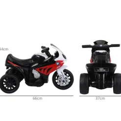 Homcom - Moto Eléctrica BMW S1000RR Rojo HomCom