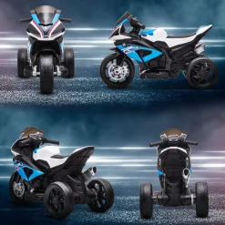 Homcom - Moto eléctrica BMW HP4 azul