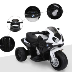 Homcom - Moto Eléctrica BMW S1000RR Negro