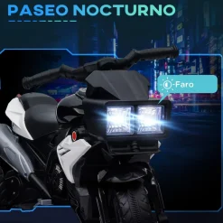 Homcom - Moto eléctrica con luz y música