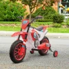 Homcom - Moto eléctrica rojo-blanco