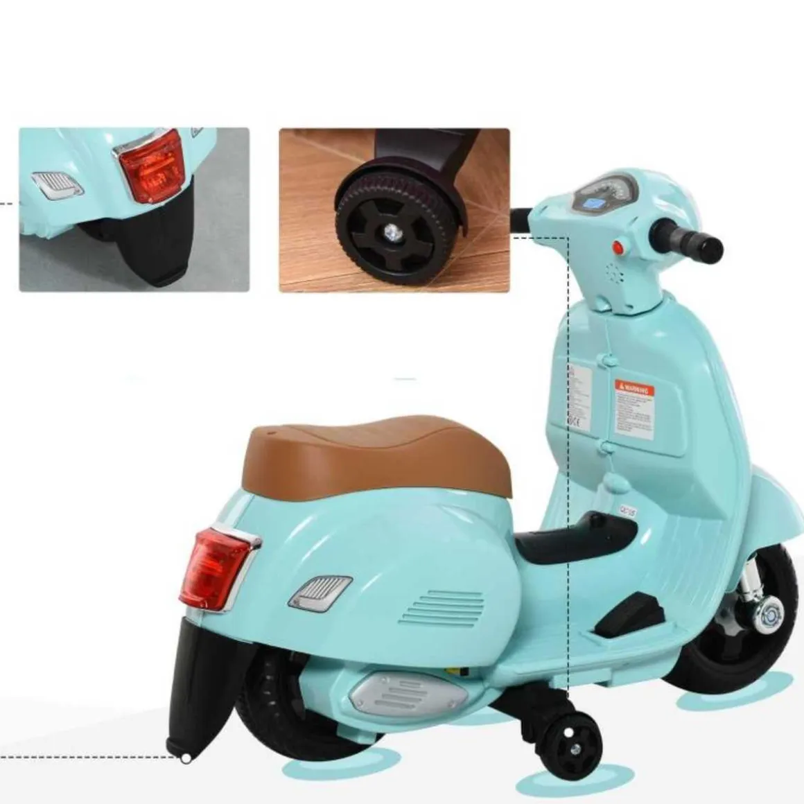 Homcom - Moto Eléctrica Vespa