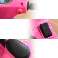 Homcom - Moto Eléctrica Vespa rosa