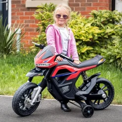 Homcom - Moto infantil eléctrica Trial con batería