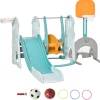 Homcom - Parque infantil de actividades 5 en 1