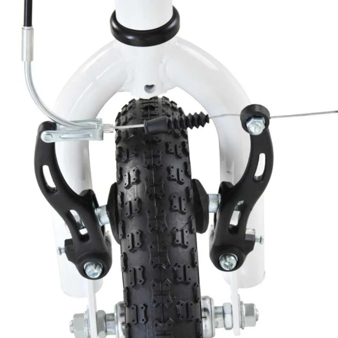 Homcom - Patinete Ajustable Para Niños Blanco/Negro HomCom