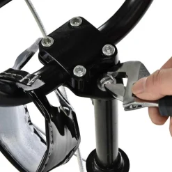 Homcom - Patinete Ajustable Para Niños Blanco HomCom