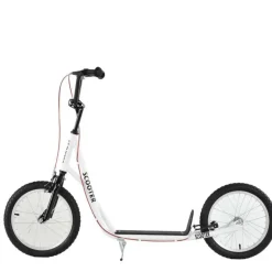 Homcom - Patinete Ajustable Para Niños Blanco HomCom