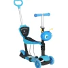 Homcom - Patinete evolutivo con asiento azul
