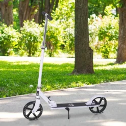 Homcom - Patinete Infantil Plegable Blanco HomCom