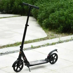 Homcom - Patinete Plegable Aluminio PP PU HomCom